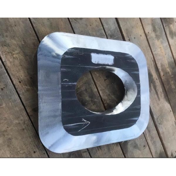 Quality Carbon Steel Pipe Fitting Pipe branch Reinforcing Pad 90 STD-SCH20 ASTM A516 Gr. 70 50"x12" wholesale