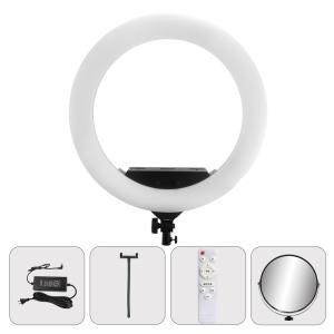 Cheap 22-inch ring light with display and remote control, can be matched with a bracket, suitable for beauty live broadcast fill light for sale
