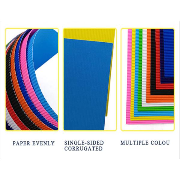 DIY Handmade Wavy Corrugated A4 Colored Cardstock Paper