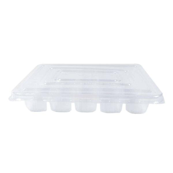 Transparent Dumpling Box Disposable Bowl with Pillar Design and Eco-friendly PP