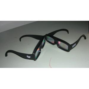 Designer ABS plastic frame rainbow 3d fireworks glasses for watching movies