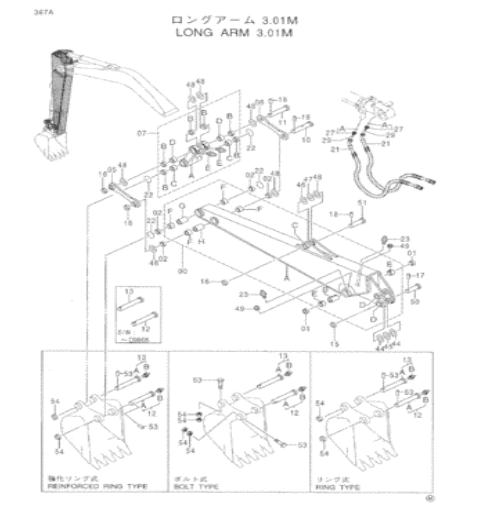 4276696 4506418 4138938 Excavator Seal Kits Hitachi O Ring High Performance