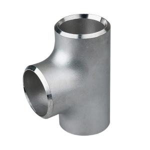 ASME B16.9 815 UNS32750 2 4 6 8 Inch Stainless Steel Seamless Butt Weld Tee Pipe