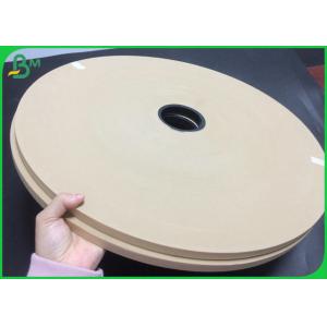 60gram Brown Kraft Color Straw Paper Roll Degradable To Making Straws