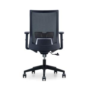Modern Design Style Fabric Mid-back Mesh Office Executive Chair with 2D Arm