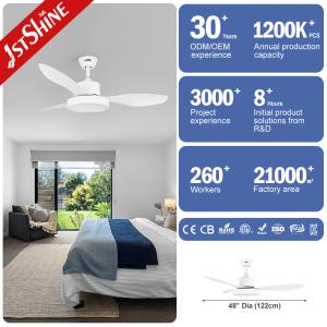 48" AC/DC Copper Motor Ceiling Fan with Remote Control and Natural Wind Function