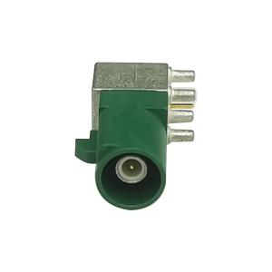 FAKRA PCB Connector Right Angle Type E-Code For Car Gps Antenna