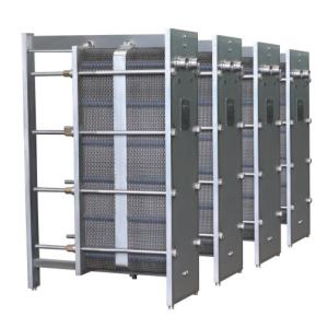 Customized Capacity Circular Heat Exchanger , Plate Frame Heat Exchanger Small