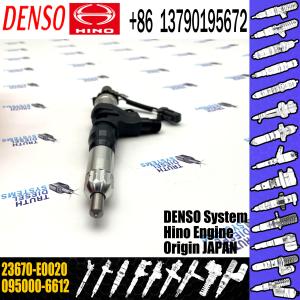 0950006612 DENSO Diesel Injector 23670-E0020 For HINO Engine