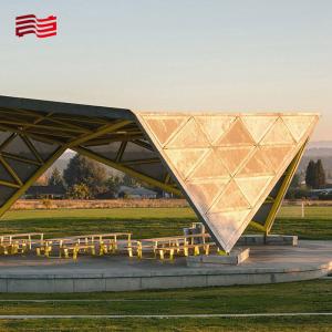 Deluxe Modern Outdoor Scenic Pavilion and Custom Print Method SCULPTURE Creative