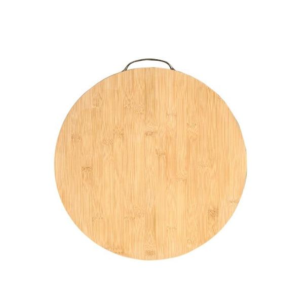Quality Eco Friendly 5pcs Bamboo Round Chopping Board With Iron Handle wholesale