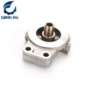 China E320C E320B excavator part fuel filter head 196-8220 fuel filter bracket 1968220 for filter 1R-0751 Iron on sale
