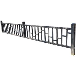 Forged Iron Balustrades Smooth Surface Railing Sun Shade