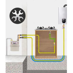 DN25 Cooking Gas Hose , Household Lpg Flexible Hose ISO14001