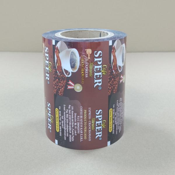Quality Premium Coffee Roll Film - 7 Inch Width, 2 MIL Thickness | Metalized Foil Packaging for Coffee Beans | Custom Printed, Compostable, Food-Grade wholesale