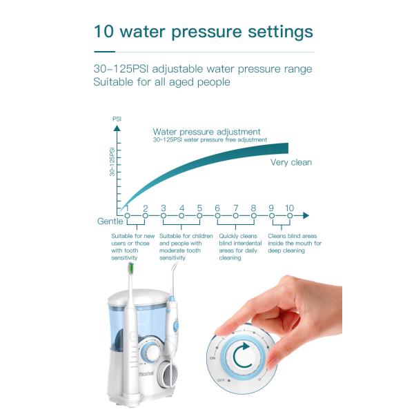 Home Ultrasonic Electric Toothbrush And Dental Water Flosser Nicefeel