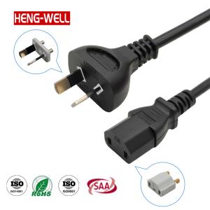 Power Plug Power Cord Extension Cords Australian 2 Pin SAA Standard 7.5A 250V