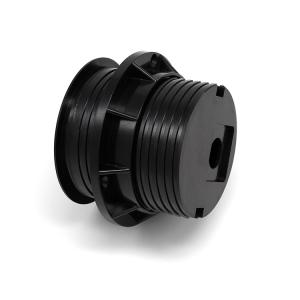 Desktop USB Round Embedded Power Socket Safety Intelligence German Fire