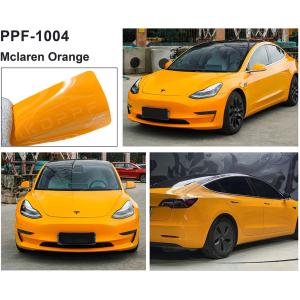 Cheap Mclaren Orange Scratch Resistance Car Wrap Film Any Car Model Color Change PPF Film for sale
