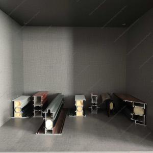 Thermal Break Aluminum Casement Windows Three Layer Glazing Produced With PA66