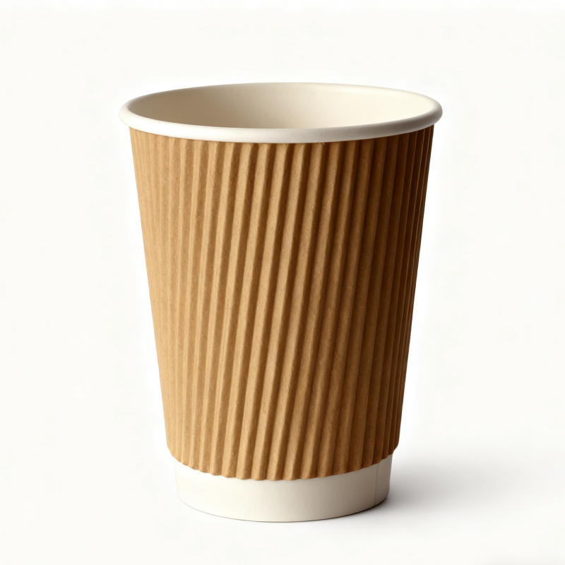 Disposable paper cup biodegradable customized eco-friendly hot drink coffee