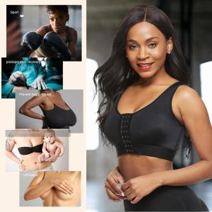 Adjustable Push Up Body Shaper HEXIN Women Recovery Compression Bra Customized