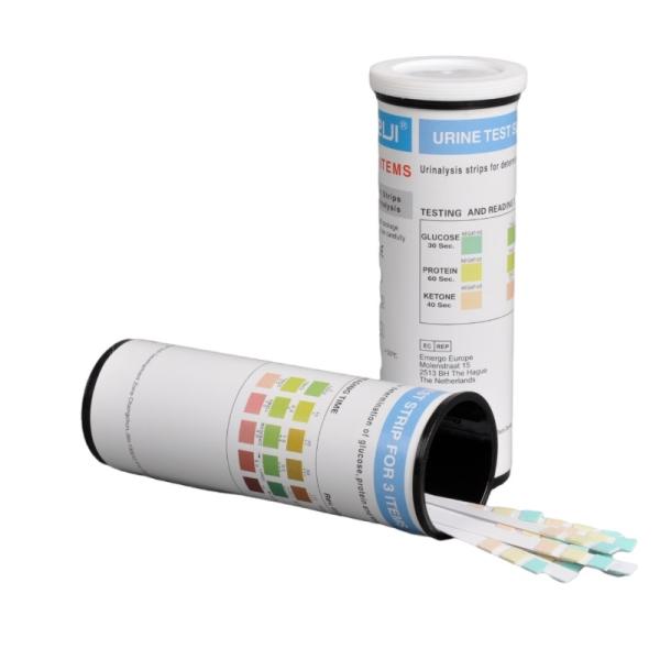 Quality Medical Diagnostic Urine Analysis Test Strips 3 Items With CE ISO Certificate wholesale