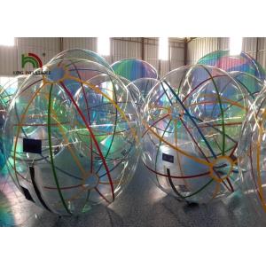 Cheap PVC Watermelon Inflatable Water Ball With Ti-Zip For Water Park for sale