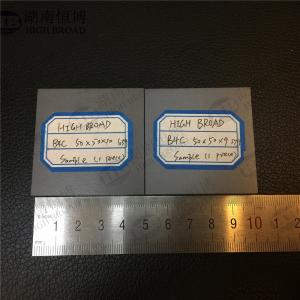 Silicon / Boron Carbide Ceramic Armor Hexagonal Tile Bonded With Hot Pressed