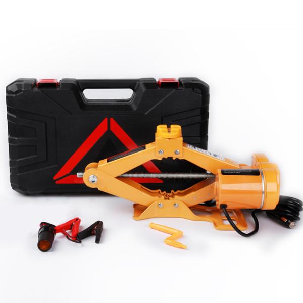 DC 12v Electric Scissor Jack With Electric Impact Wrench 3T Loading