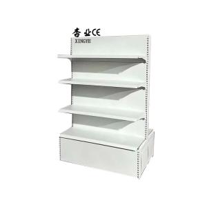 Factory Custom Size Color Logo Unique Design White Gondola Supermarket Shelves