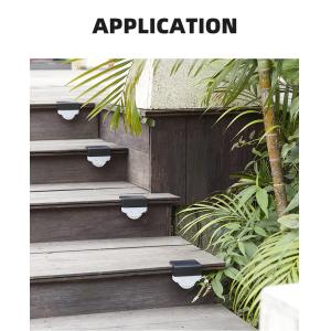 Mini Solar Powered Fence Led Light Ni MH IP65 Waterproof For Outside Monocrystal