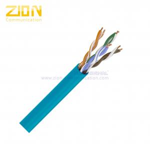 China UTP CAT5E Bulk Network Cable 24AWG Copper 350MHz CM Rated PVC for Multimedia on sale