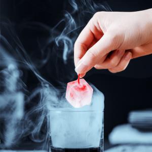 Non-Stick 2 Pack 20-Cavity Square Caramel Candy Silicone Molds for Chocolate