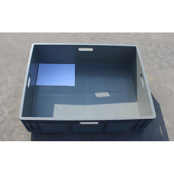 800*600*230 Mm Euro Plastic Storage Boxes Tray For Industrial Storage