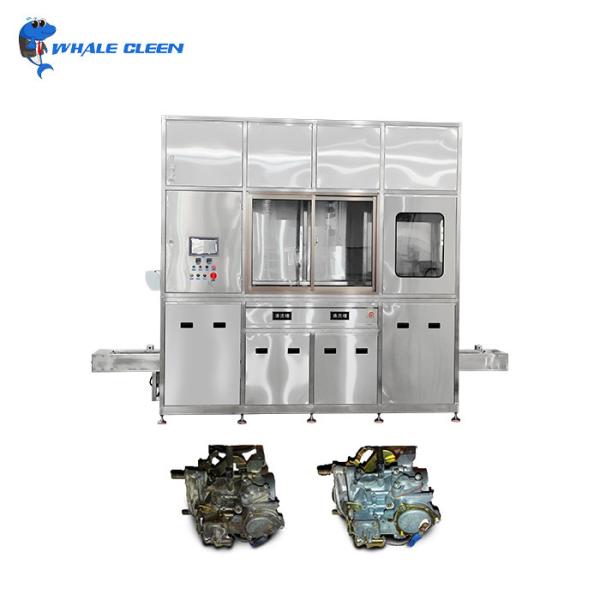 High Efficiency Double Solvent Ultrasonic Cleaning Machine With PLC Control For