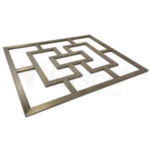 Custom Laser CNC Machine Cut Natural Home Decoration Handcrafted Inox Metal