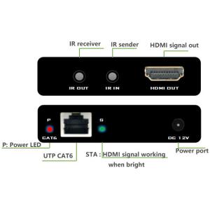 MAX 4W 4K@30HZ Dual Band IR HDMI Extender With Loop Out