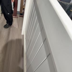 Cheap Sunproof Pvc White Privacy Vinyl Fence 8 Ft Wide Post 2590mm for sale