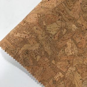 Multi Purpose Thin Cork Sheet , Pvc Leather Fabric Abrasion Resistant