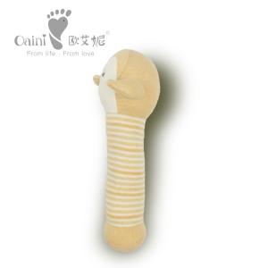 OEM ODM Penguin Huggable Plush Toys Loveable Rattle Stuffed Animals 17cm