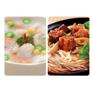 Satin brushed cooking pot bracing riveted tempered glass lid induction available