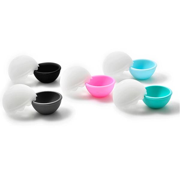 Flexible Silicone Ice Ball Mold 2.4 Inch Durable Whiskey Spheres for Ice Cream Tools