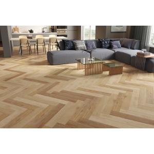 China 4.2mm spc stone polymer composite herringbone wood effect vinyl flooring on sale