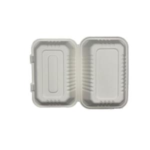 China EN13432 9×6 Inch  Natural Bio Food Packaging Boxes on sale