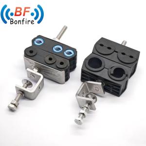 China Customized 23.5-30.1mm 4-8mm KXK-XXXXX Fiber Power Cable Feeder Clamps Cable Hanger Kits on sale