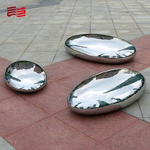 Custom Size Stainless Steel Sculpture Outdoor Rest Seats for Modern Style Art