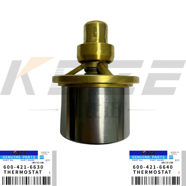 KBZE 600-421-6630 KOMATSU SAA6D125E-5 SAA6D140E0-5 SAA6D170E-3 SAA12V140E-3 ENGINE THERMOSTAT 600-421-6640 FOR PC400 PC450 HD785-5