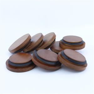 Candle Clear Glass Jars With Wooden Lids Screw Top