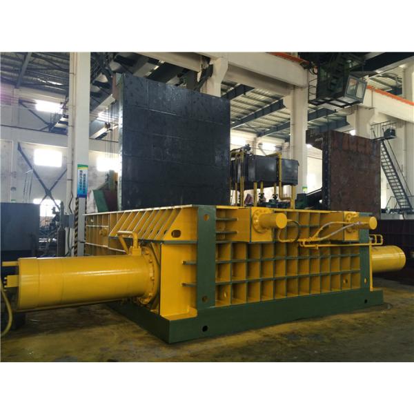 Quality Hydraulic Scrap Baler Machine Double Main Pressure Cylinder Round Packing Block wholesale